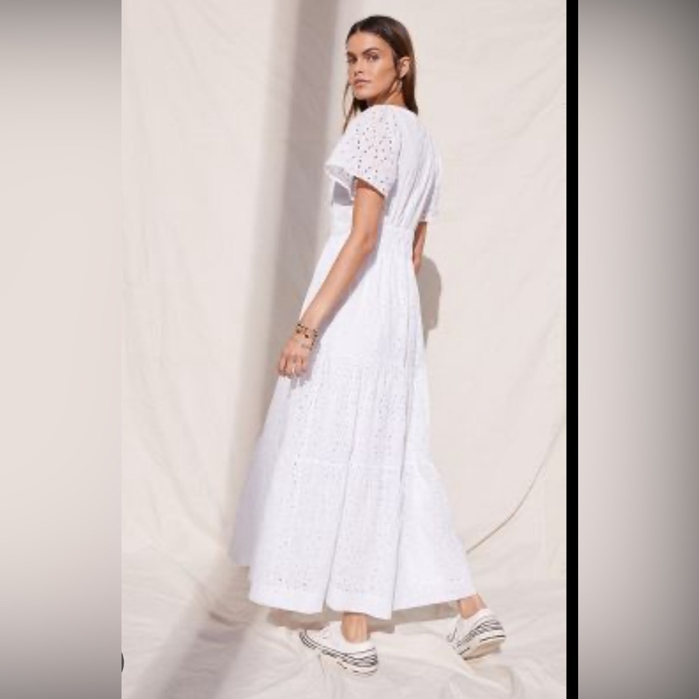 SOLD - NWT Anthropologie The Somerset Maxi Dress: Eyelet Edition / size 3X - Picture 3 of 6